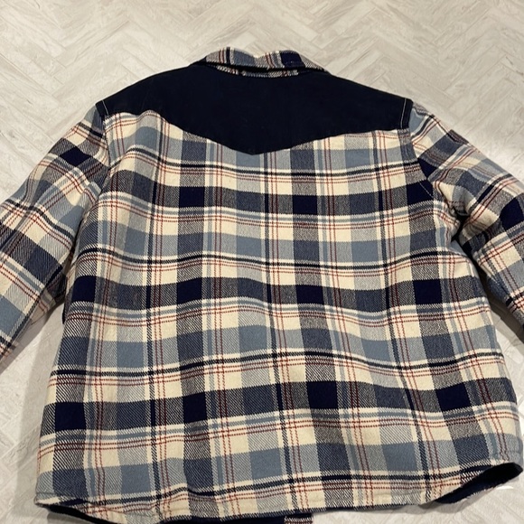 Bonpoint plaid shirt jacket, snap front, size 6 - Picture 8 of 8